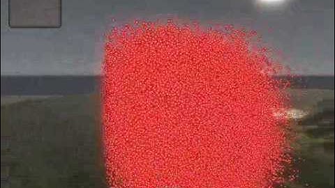 1 million GPU particle test