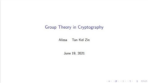 Learn2Learn: Group Theory in Cryptography