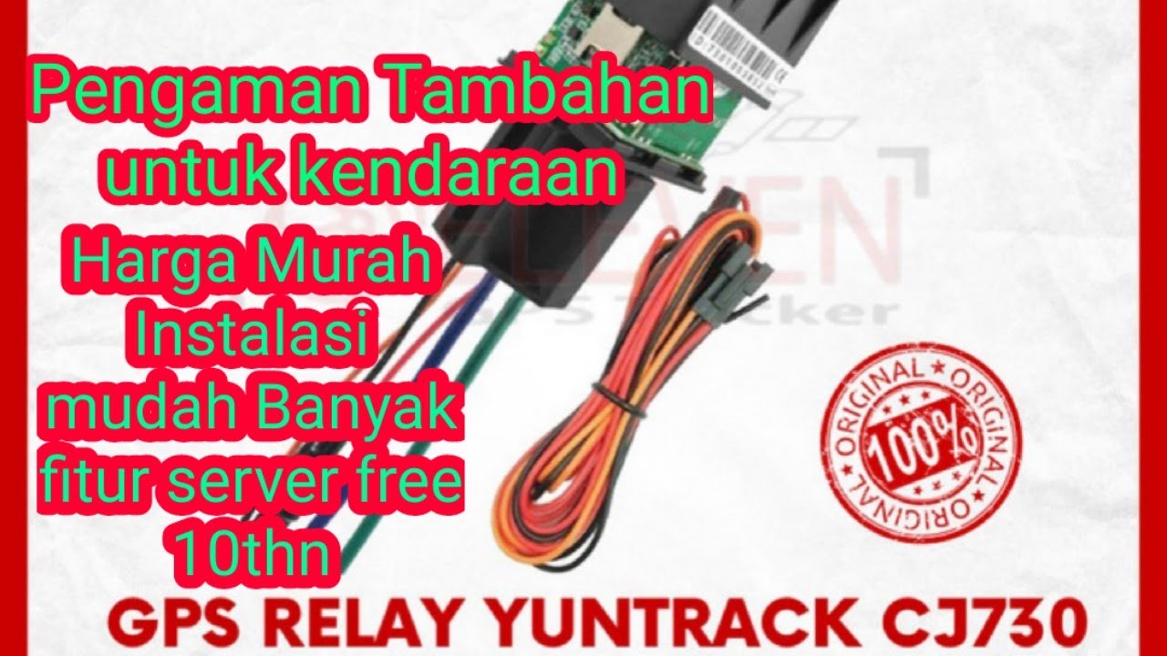 GPS Tracker berbentuk Relay Yuntract CJ730 YouTube