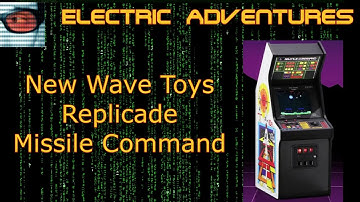 Missile Command Field Test Edition from New Wave Toys Replicade Unboxing and Gameplay