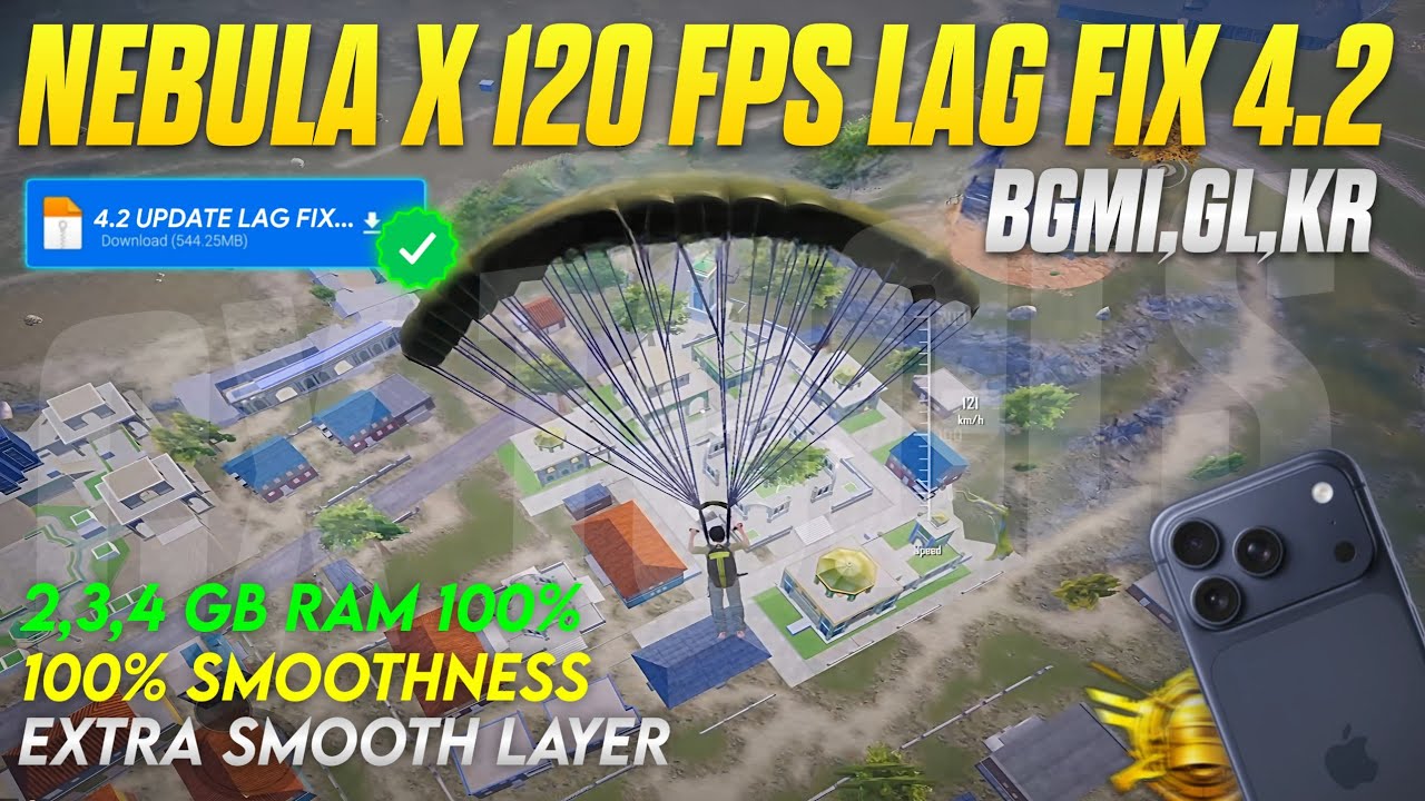 Bgmi Lag Fix Config 4.2💫Ultra Smooth Lag Fix Config | PUBG Lag Fix Config 4.2