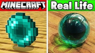 MINECRAFT VS Real LIFE character (mobs .things)