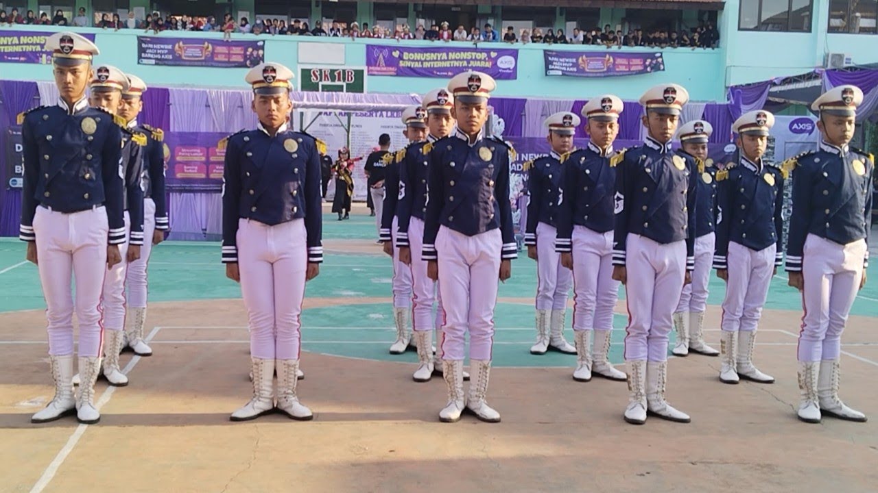 PENAMPILAN PASKIBRA SMPN 2 PUGER - JEMBER DI LKBB SANCAKA SMKN 1 BUDURAN 2023