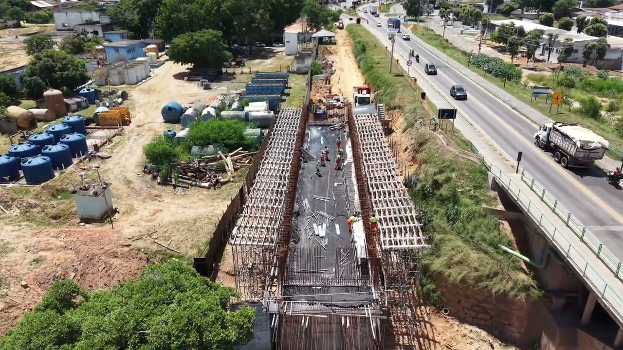 construção da nova ponte são Raimundo(governador Valadares) atualização (21/02/2026).