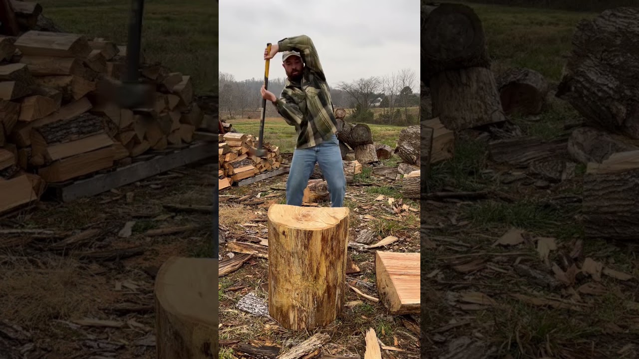 24” solid oak SPLIT…. 