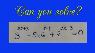 Math Olympiad Problem | Nice Exponential Equation | Math Olympiad Training | EP 10
