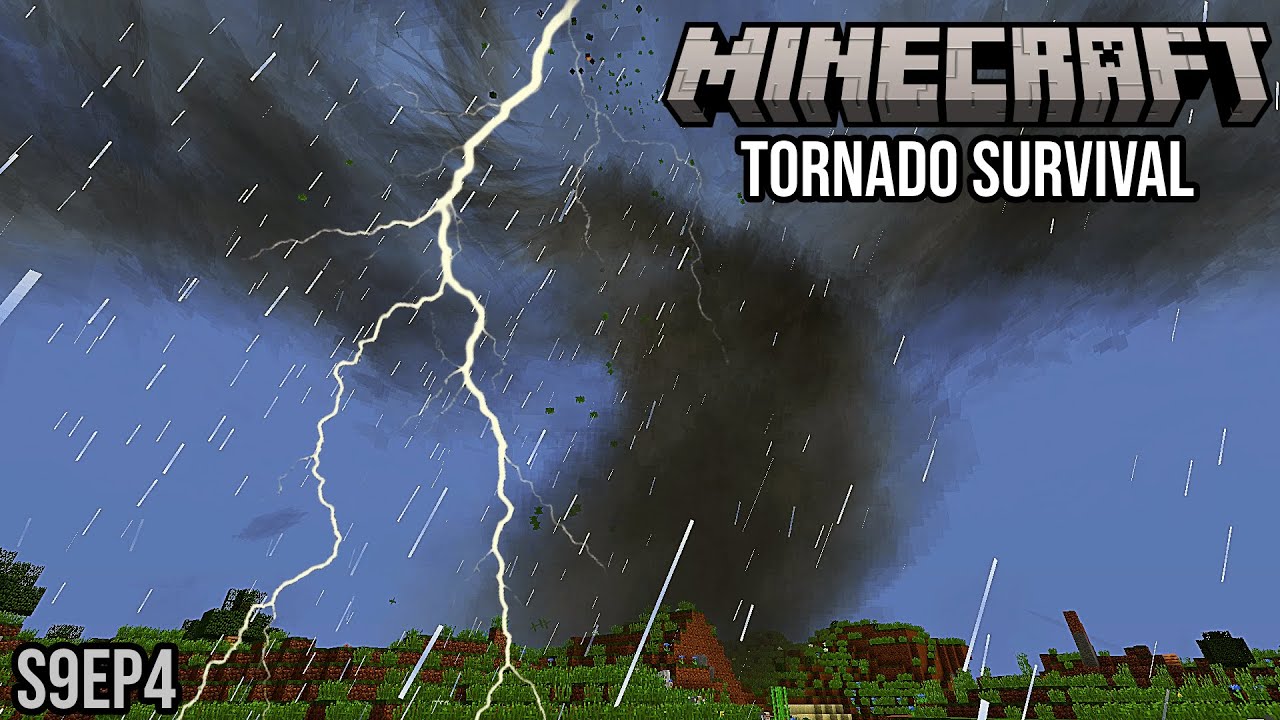 Minecraft Tornado Survival (Localized Weather Mod) S9Ep4: Farms