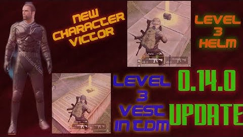 #14.0NEWUPDATE | TDM LEVEL 3 VEST AND HELMET AND AWM | PUBG MOBILE NEW UPDAT