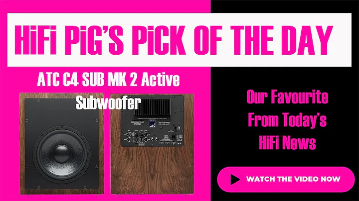 NEW ATC C4 SUB MK 2 Active Subwoofer