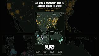 One week of government surplus auctions, around the world