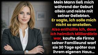 Mein Mann ließ mich bei der Geburt unseres Babys allein – und reiste mit seiner Geliebten