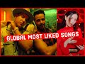 Global most liked songs of all time on youtube top 30