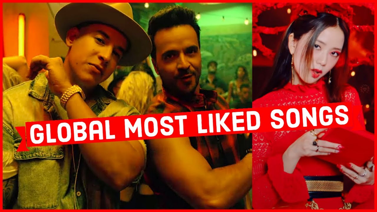 Global Most Liked Songs of All Time on Youtube Top 30