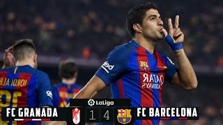 Granada vs fc barcelona - 1:4 all goals highlights (2.04.2017) hd