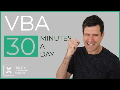(7/30) Excel VBA Absolute Beginner Course (30 For 30)
