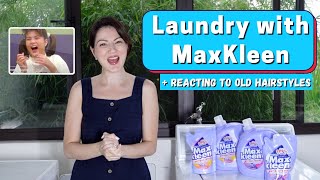 Productive 2in1 Day: Laundry Time + Reacting to Old Hairstyles with Me! | Carmina Villarroel Vlogs