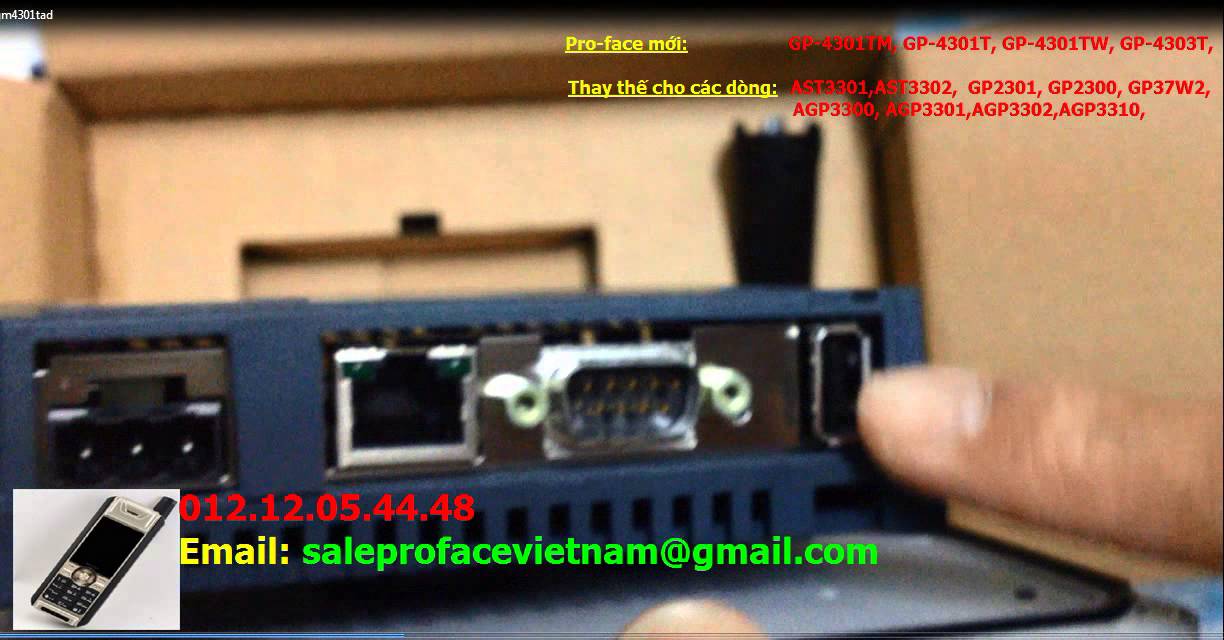 GP-4301TM, PFXGM431TAD , giá Pro-face HCM-HN, GP4301TM, GP4301T, GP4301TW, GP4303T,