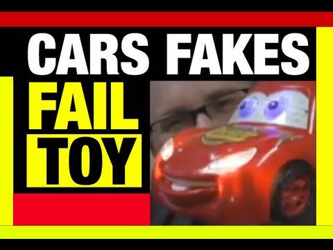 FAIL TOYS Disney Pixar Cars FAKES Knockoff Funny Video Fail Toys Mike Mozart JeepersMedia