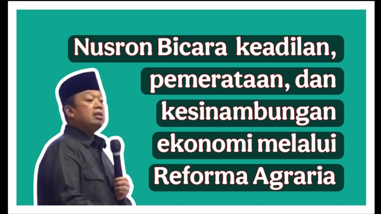 Keadilan dan Pemerataan Melalui Reforma Agraria
