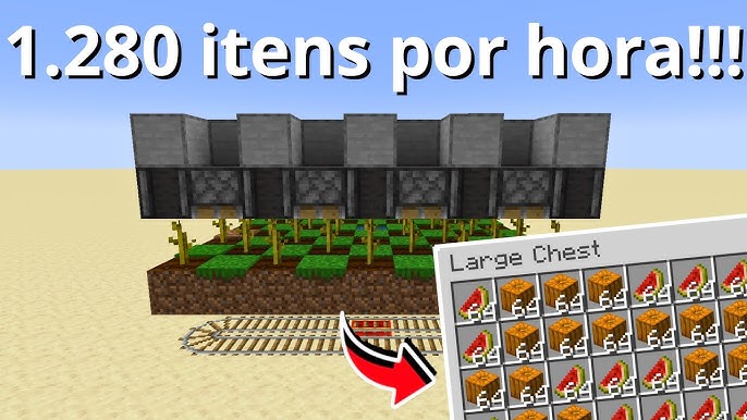 Minecraft: Plantação de Abóboras (Pumpkins)