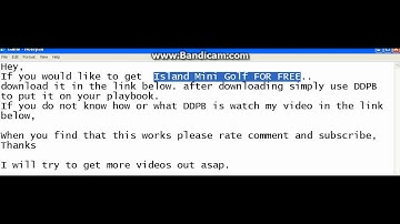 Island Mini Golf for Blackberry Playbook FREE