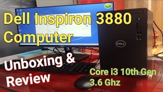 Dell inspiron Corei3 10th Gen 3880 desktop unboxing & Review || Dell Desktop Review corei3 10th Gen.