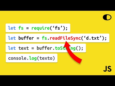 Javascript: Leer un fichero con readFileSync
