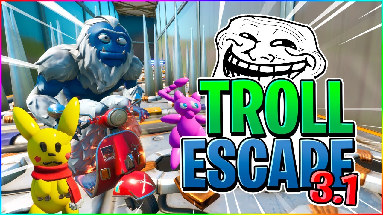 TROLL ESCAPE ER TILBAGE! (POKEMON EDITION - TROLL ESCAPE 3.1) - Dansk Fortnite