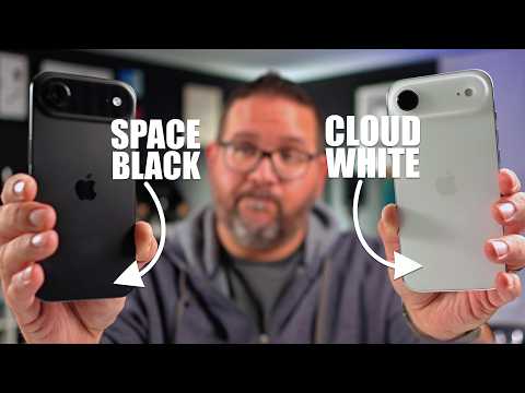 iPhone Air Space Black vs Cloud White - WHICH ONE?
