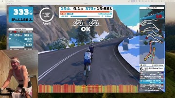 Finally sub-40 on Alpe du Zwift? Moaning and coughing my way up the rock (SISU Tour 2024)