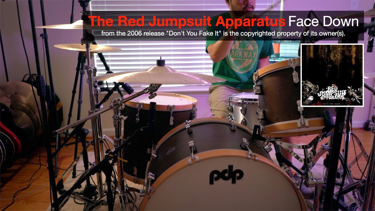 The Red Jumpsuit Apparatus Face Down [DRUM COVER] YouTube