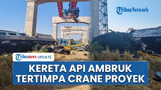 Kecelakaan Maut Kereta Api Tertimpa Crane Konstruksi di Thailand 22 Orang Meninggal Dunia