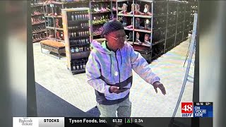 Crime Stoppers: Man walks out with new boots from Boot Barn without paying for them