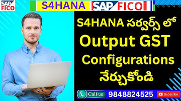 Step by Step SAP “OUT PUT GST Configuration in SAP FICO” | Configuration Guide For SAP GST In India