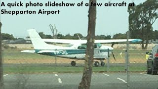 A quick photo slideshow of a few aircraft at Shepparton Airport