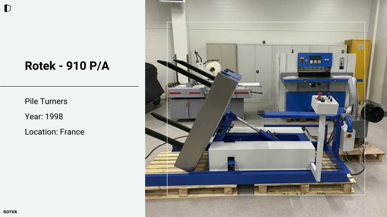 Used Post Press | Pile turners | Folding Machine | Hot Foil Stamping Machine for SALE 