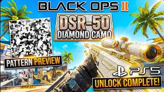 I Finally Unlocked DIAMOND Snipers on BO2 PS5! (DSR-50 Gold Grind)