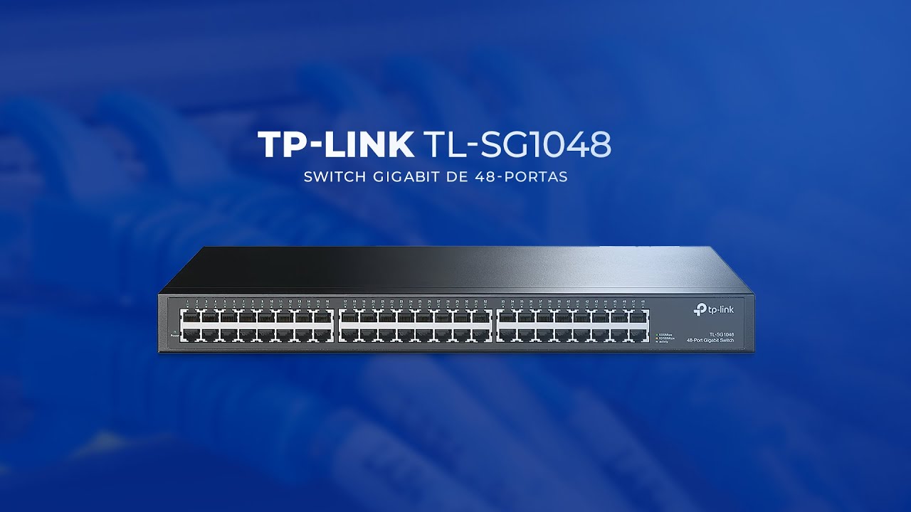 Tp-Link 48-Port Gigabit Ethernet Switch Tl-Sg1048 Network Switch
