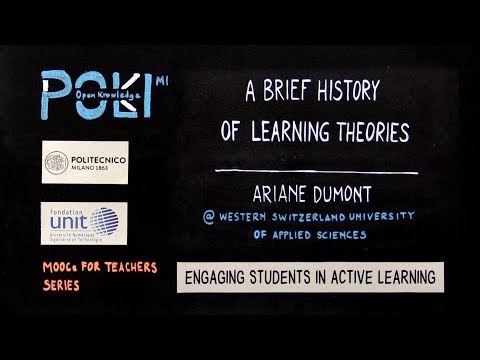 A Brief History Of Learning Theories (Ariane Dumont)