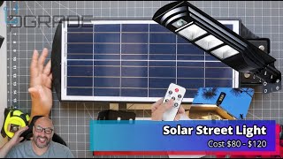 Solar Street Light with Motion Sensor
