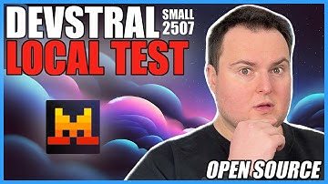 Devstral-Small-2507 LOCAL Test (24B Agentic Coding Model by Mistral)