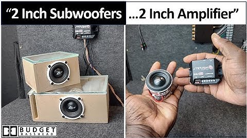 I Built Miniature Sealed vs Ported Enclosures - B2 Audio RC2 - Music Demo
