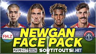 Check out this FANTASTIC UltraRealistic NEWGAN Face Pack for Football Manager 2024 screenshot 3