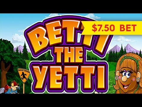 Betti The Yetti Slot - $7.50 Bet - BIG WIN SESSION!