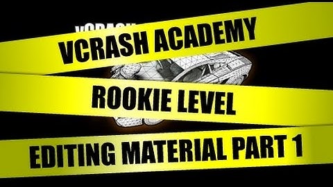 vCRASH Academy | Rookie Level Course | Editing Material Properties Part 1 | Without Narration