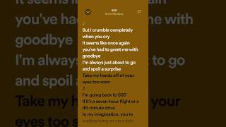 Arctic Monkeys: 505 (Speed Up) | #Lyrics Resimi
