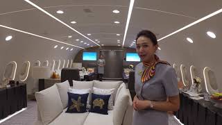 Inside The Worlds Only Private Boeing 787 Dreamliner 1080p