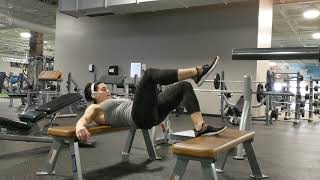 Double Elevated Double Pause Single Leg Hip Thrust