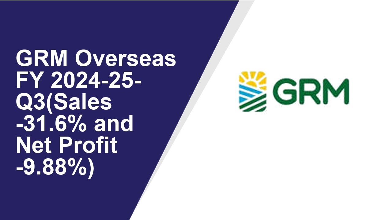 GRM Overseas Standalone Quarterly Result | Q3 Result 2024-25 | GRM Overseas latest news
