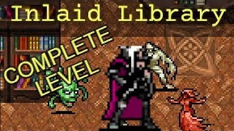 Vampire Survivors - Full Inlaid Library Level - Porta Run - NO COMMENTARY -[PC HD 60 FPS]
